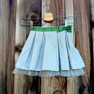 Janie and Jack Gray Pleated Skirt
